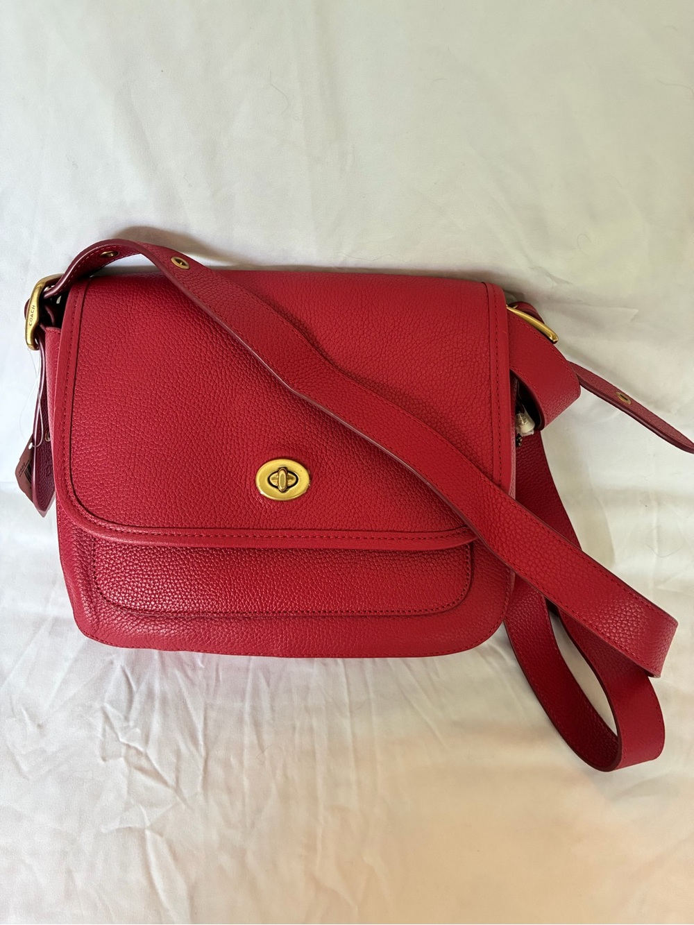 Coach Pebbled Leather Rambler Shoulder/Crossbody